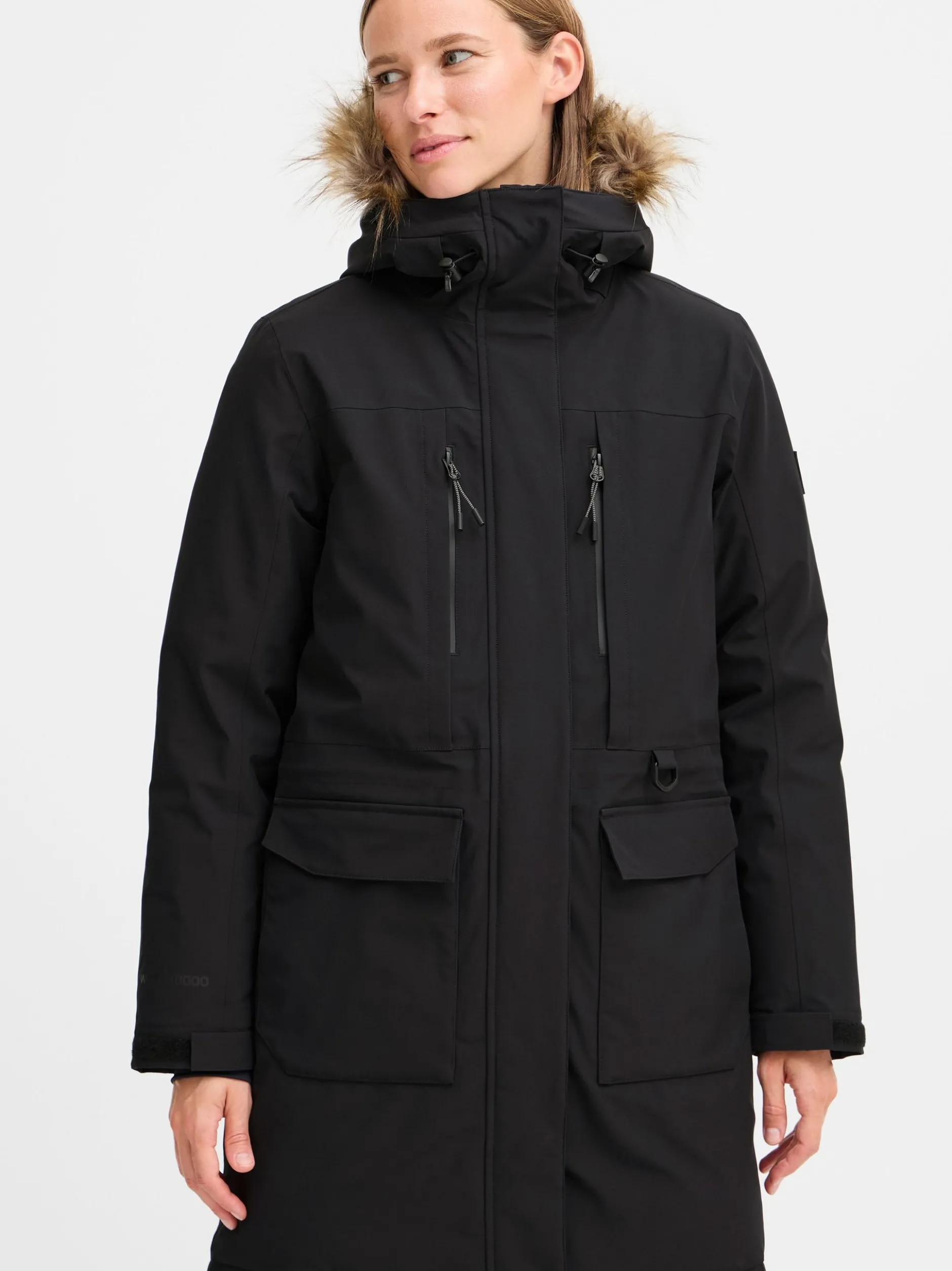 North Bend Damen Parka - NBBree in schwarz