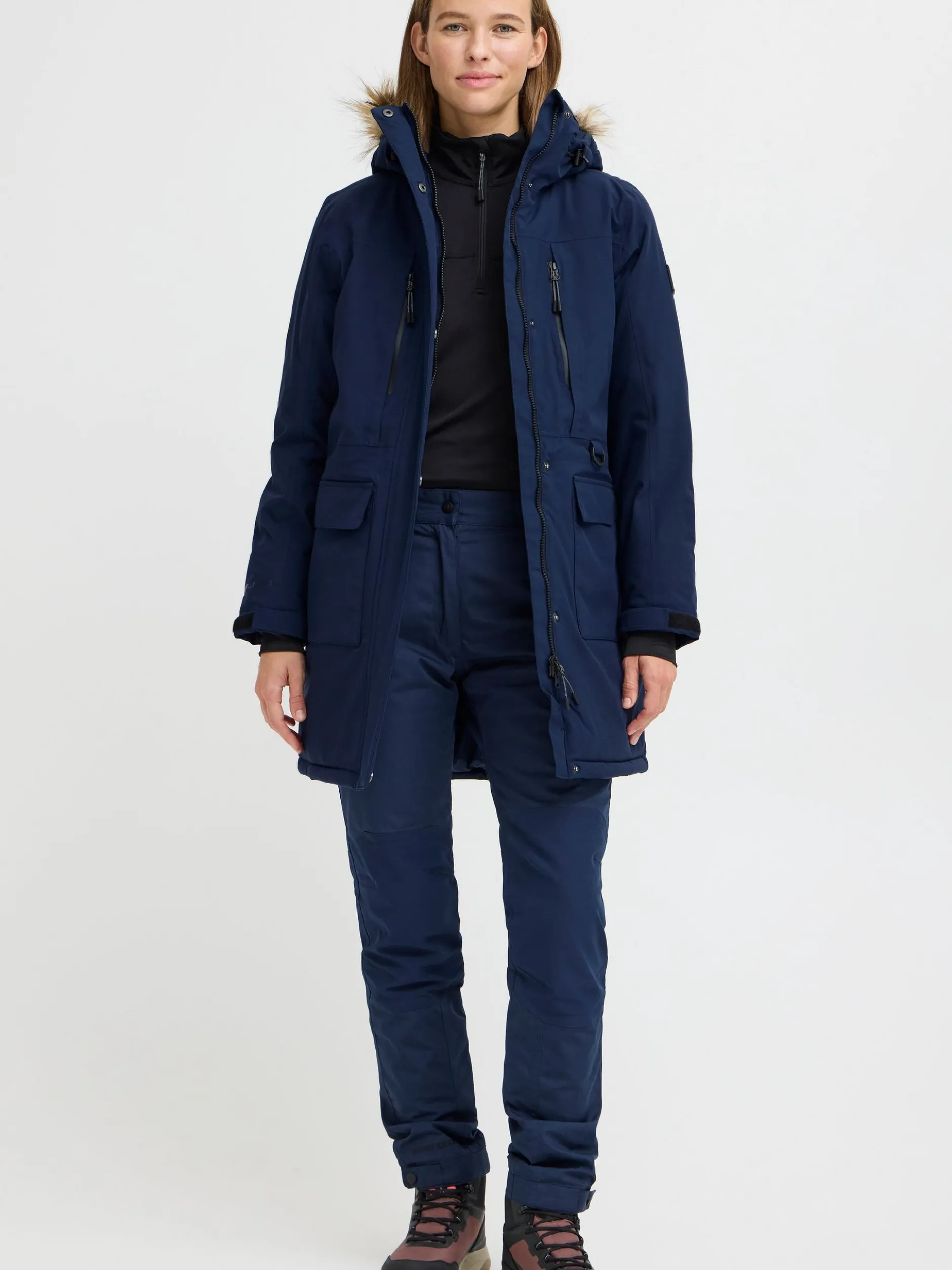 North Bend Damen Parka - NBBree in marine