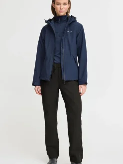 North Bend Damen Regenjacke - NBGustana in marine