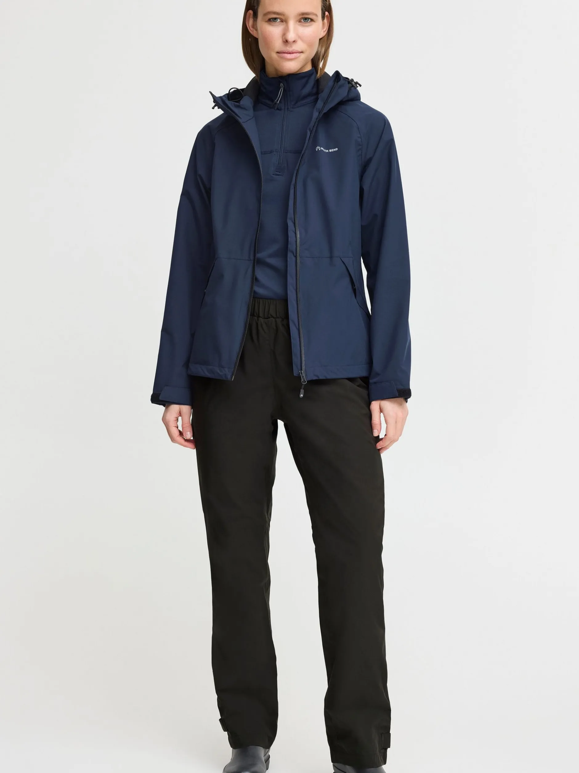 North Bend Damen Regenjacke - NBGustana in marine