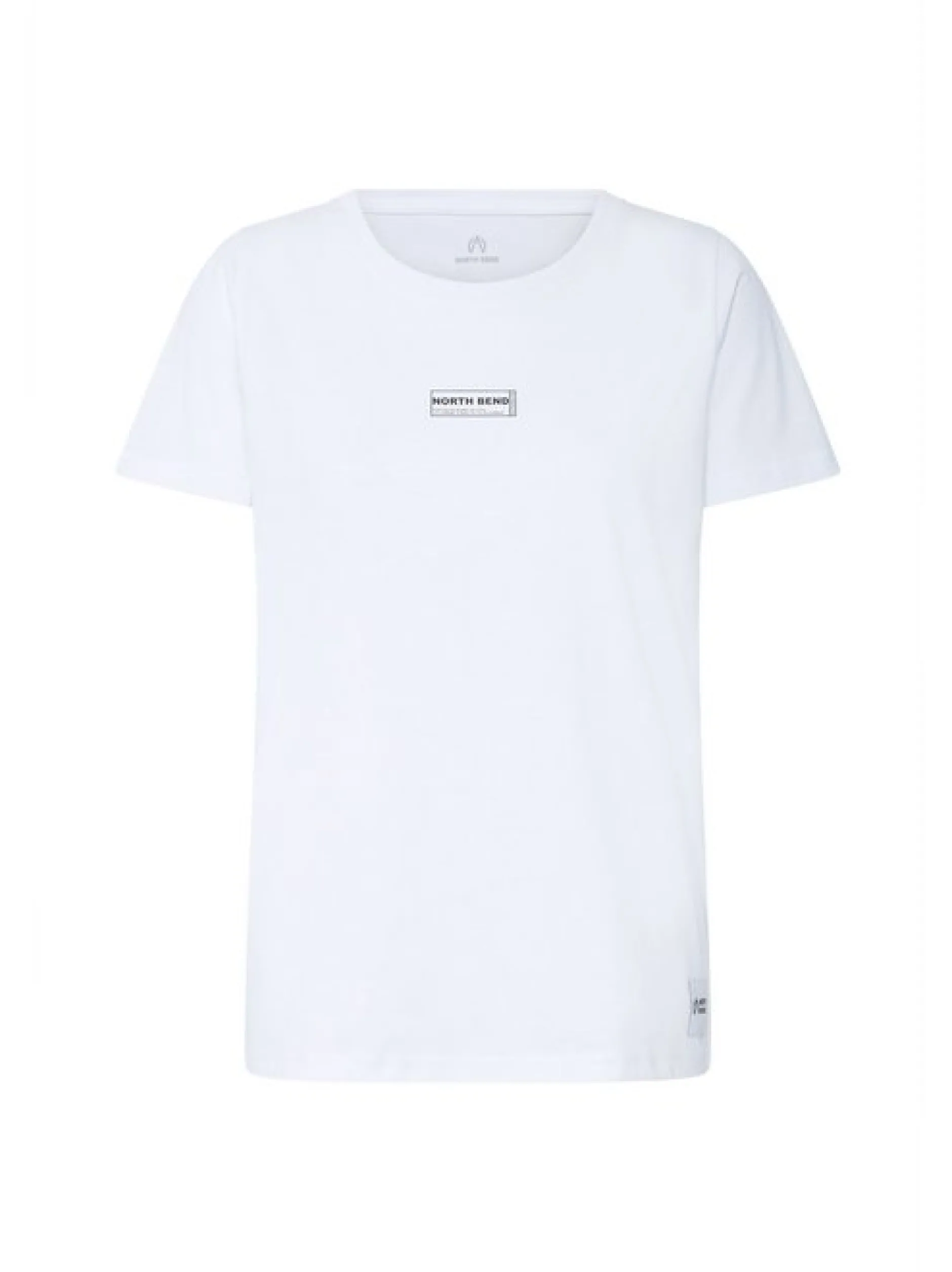 North Bend Damen Rundhalsshirt - NBKunt in weiß