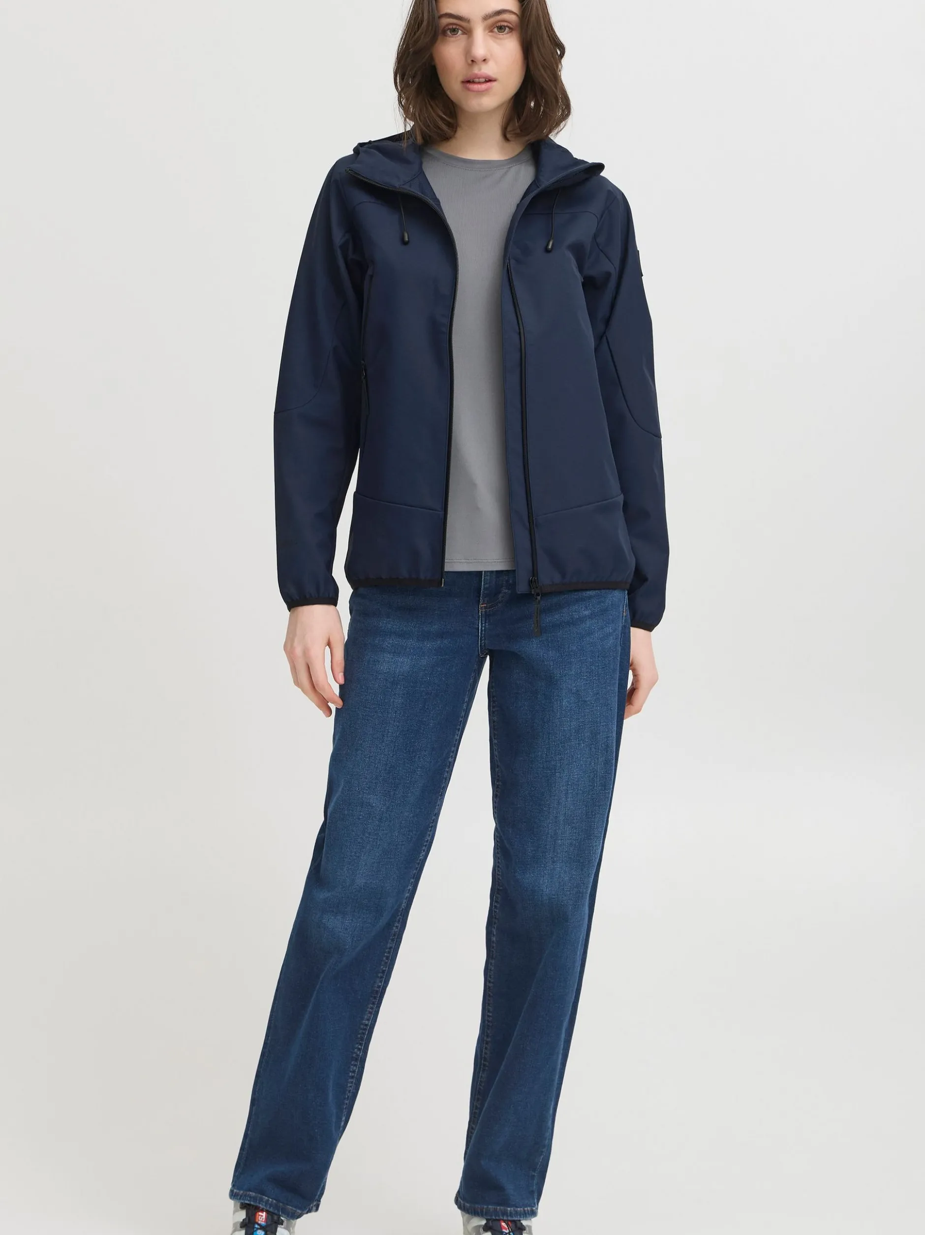 North Bend Damen Softshelljacke - NBRosslyn in marine