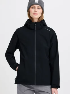 North Bend Damen Softshelljacke - NBBergwala W-PRO in schwarz