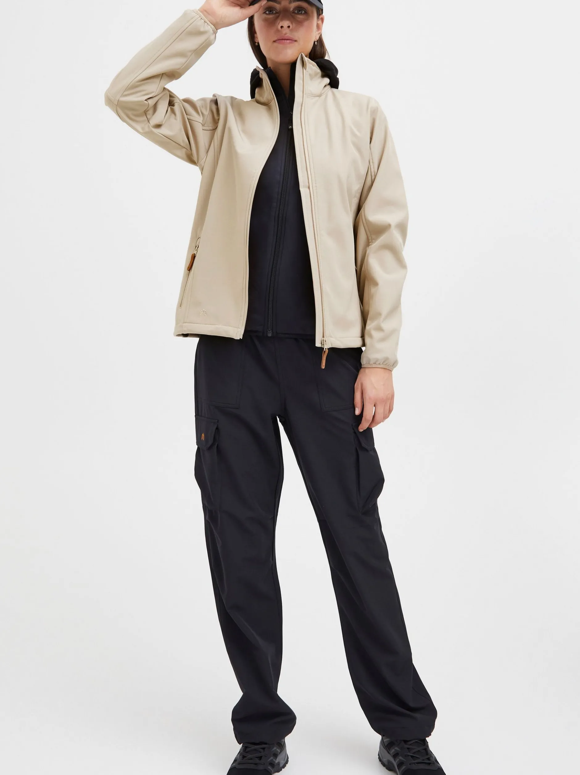 North Bend Damen Softshelljacke - NBCorrina W in beige