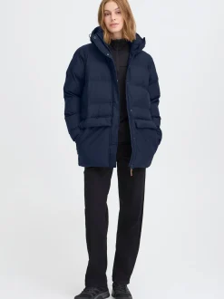 North Bend Damen Steppjacke - NBPaul W CFT+ Puffer Jacket in marine