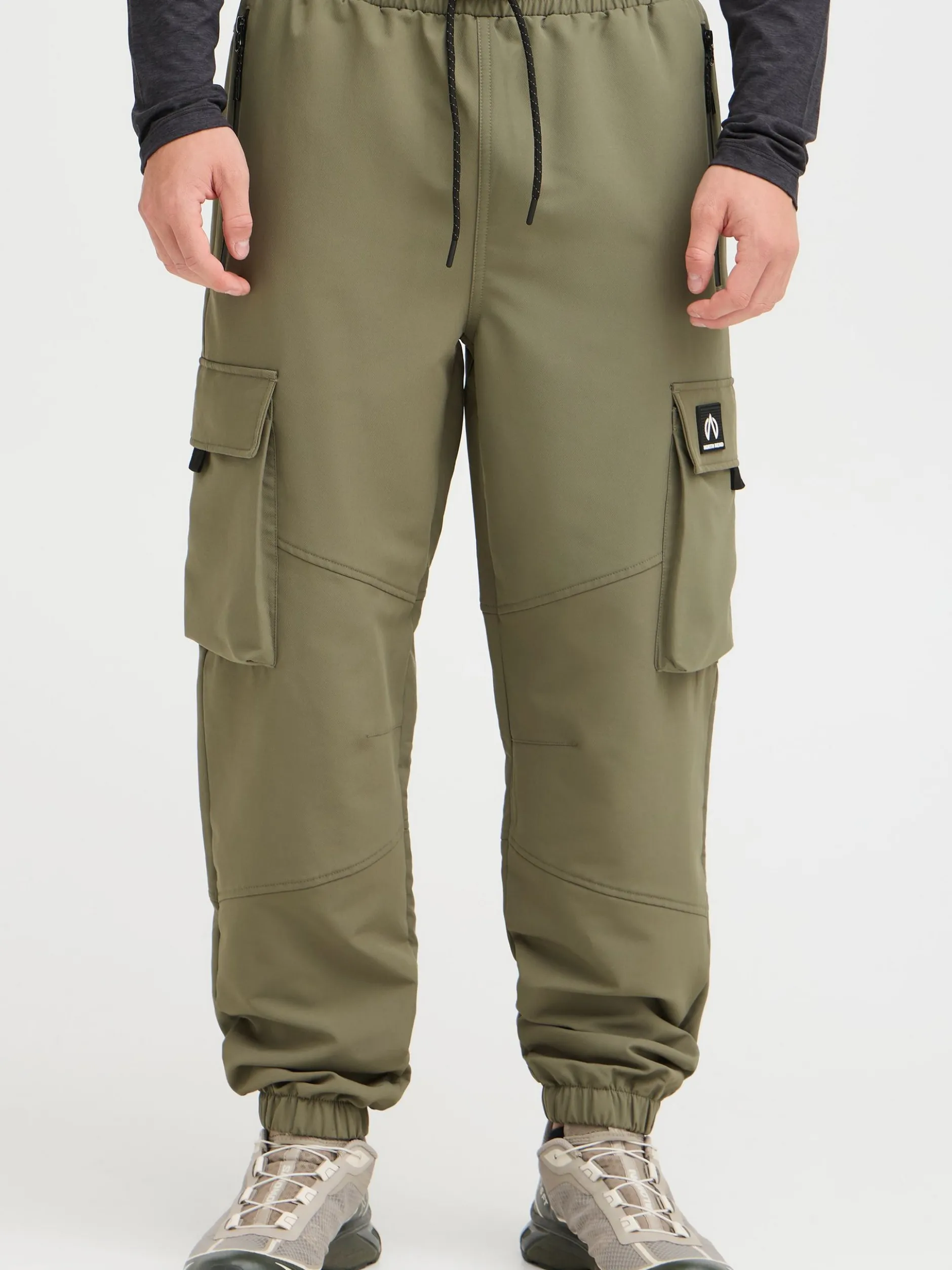 North Bend Herren Cargohose - NBToni M in oliv
