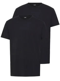 North Bend Herren Rundhalsshirt - NBGarfinkel in schwarz