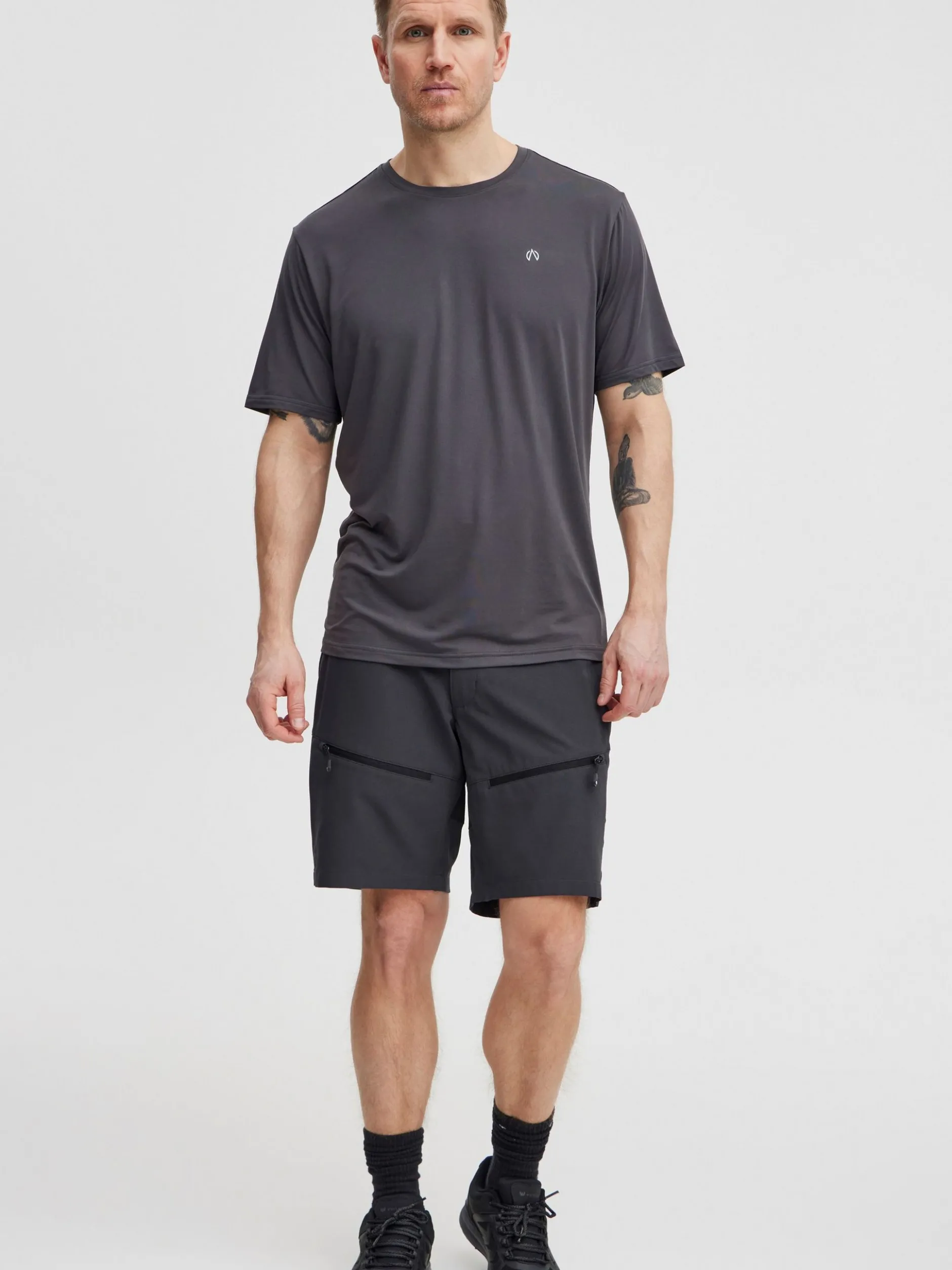 North Bend Herren Trekkingshorts - NBAvatar M in anthrazit