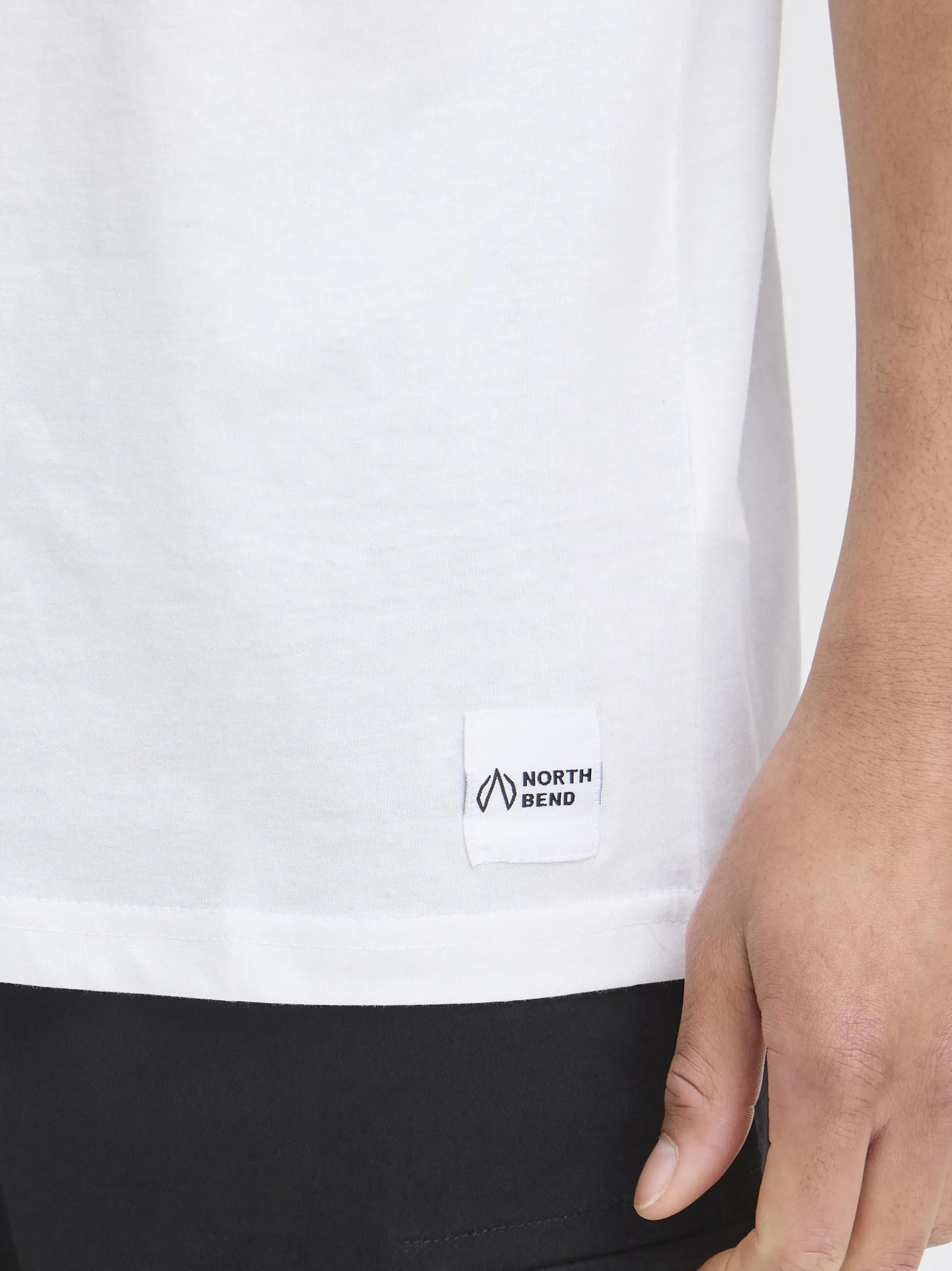 North Bend Herren T-Shirt - NBCarsten M in weiß