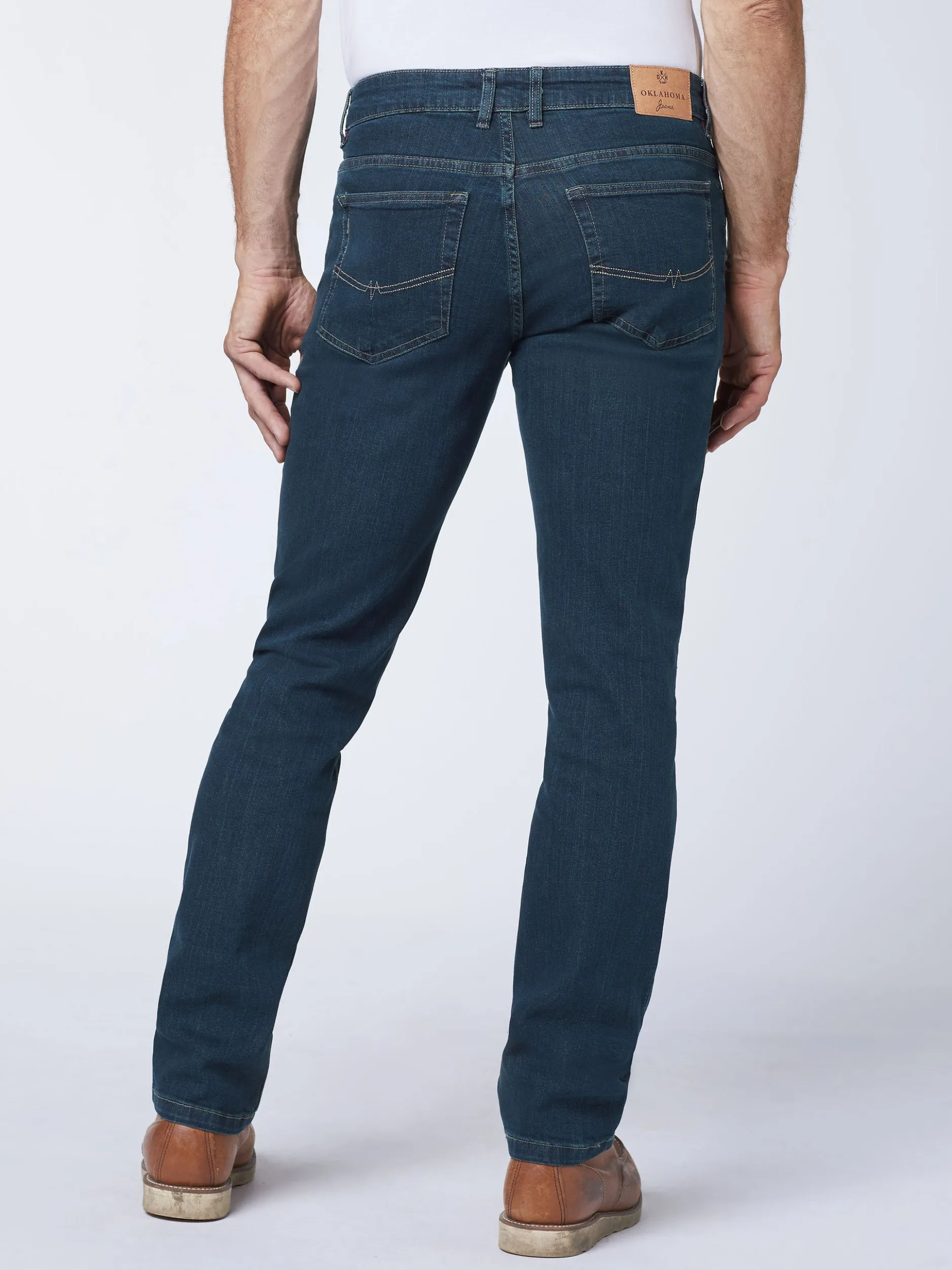 Oklahoma Jeans Herren Jeans in blau - Länge: lang