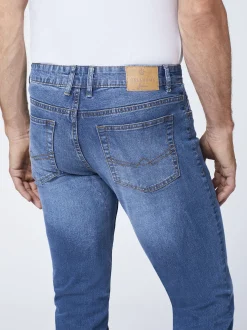 Oklahoma Jeans Herren Jeans in medium stone blau