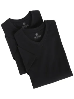 Oklahoma Jeans Herren T-Shirt in schwarz