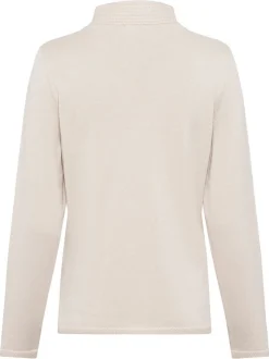 Olsen Damen Cardigan in beige - Ausschnitt: Rundhals