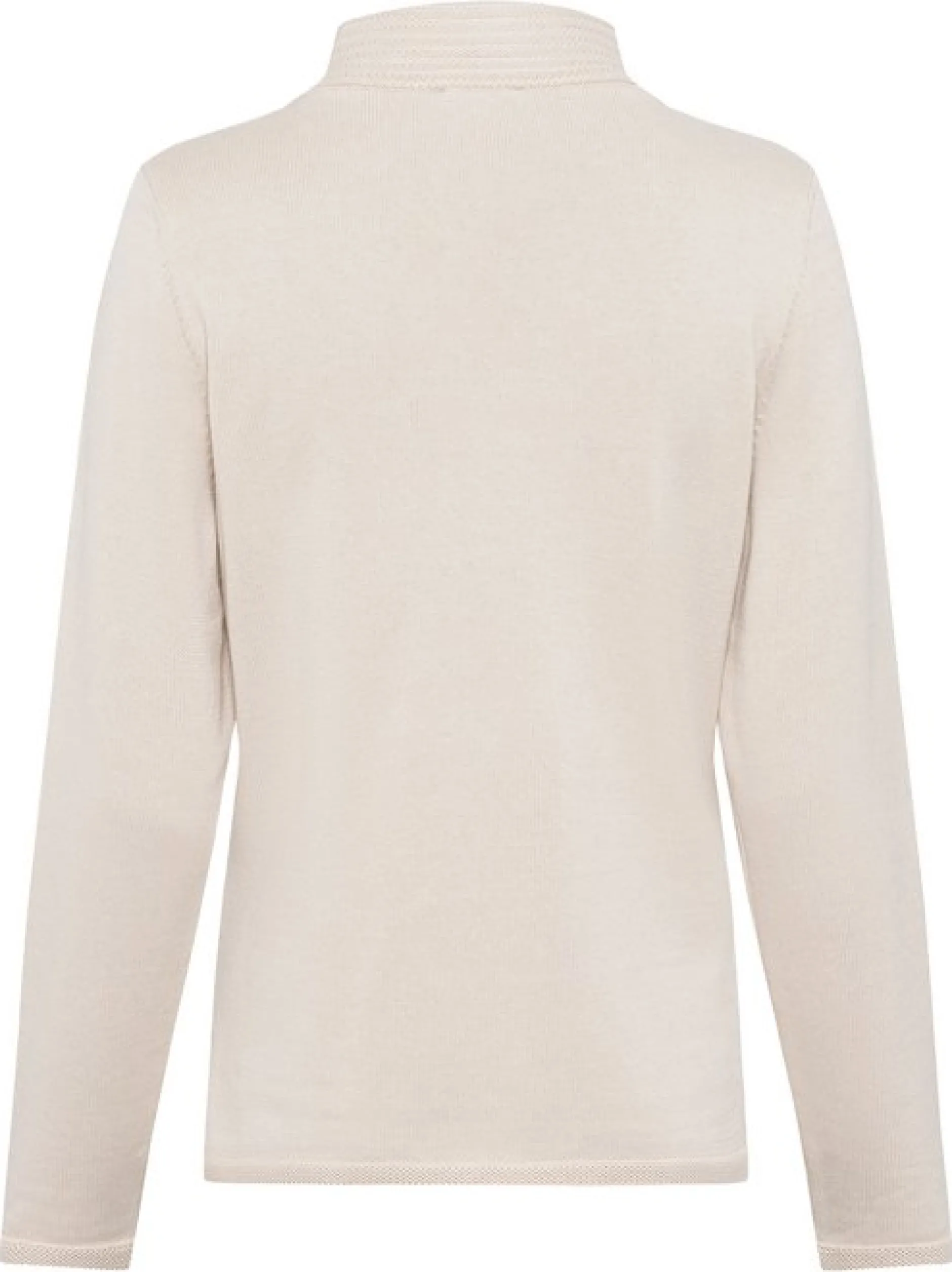 Olsen Damen Cardigan in beige - Ausschnitt: Rundhals