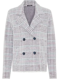 Olsen Damen Cardigan in hellgrau - Ärmel: langarm