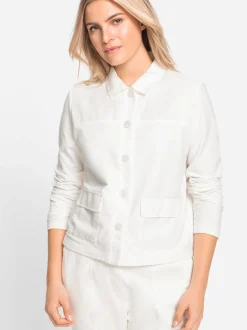 Olsen Damen Jacke in weiß