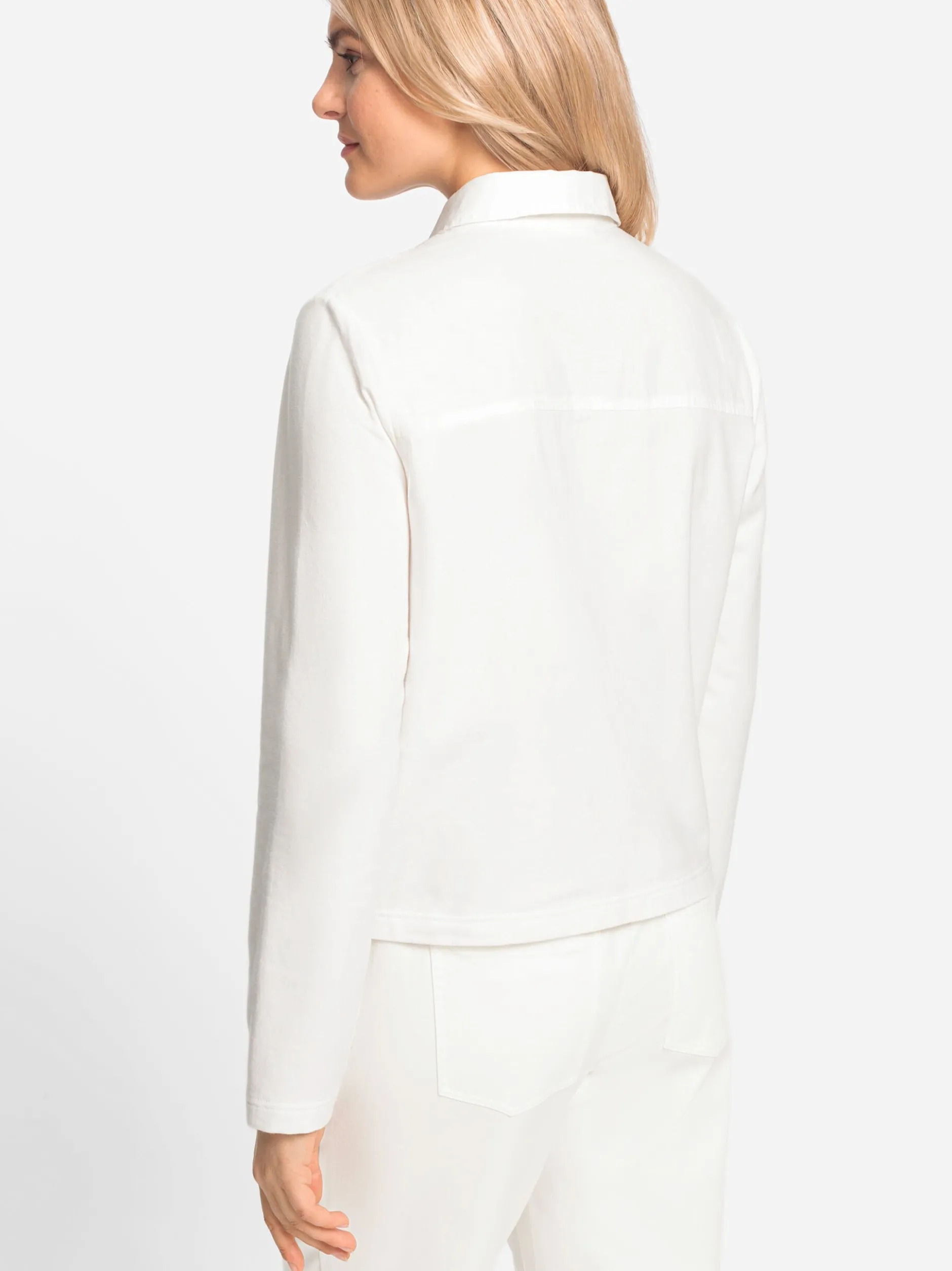 Olsen Damen Jacke in weiß