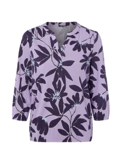 Olsen Damen Langarmshirt - Clara in flieder lila