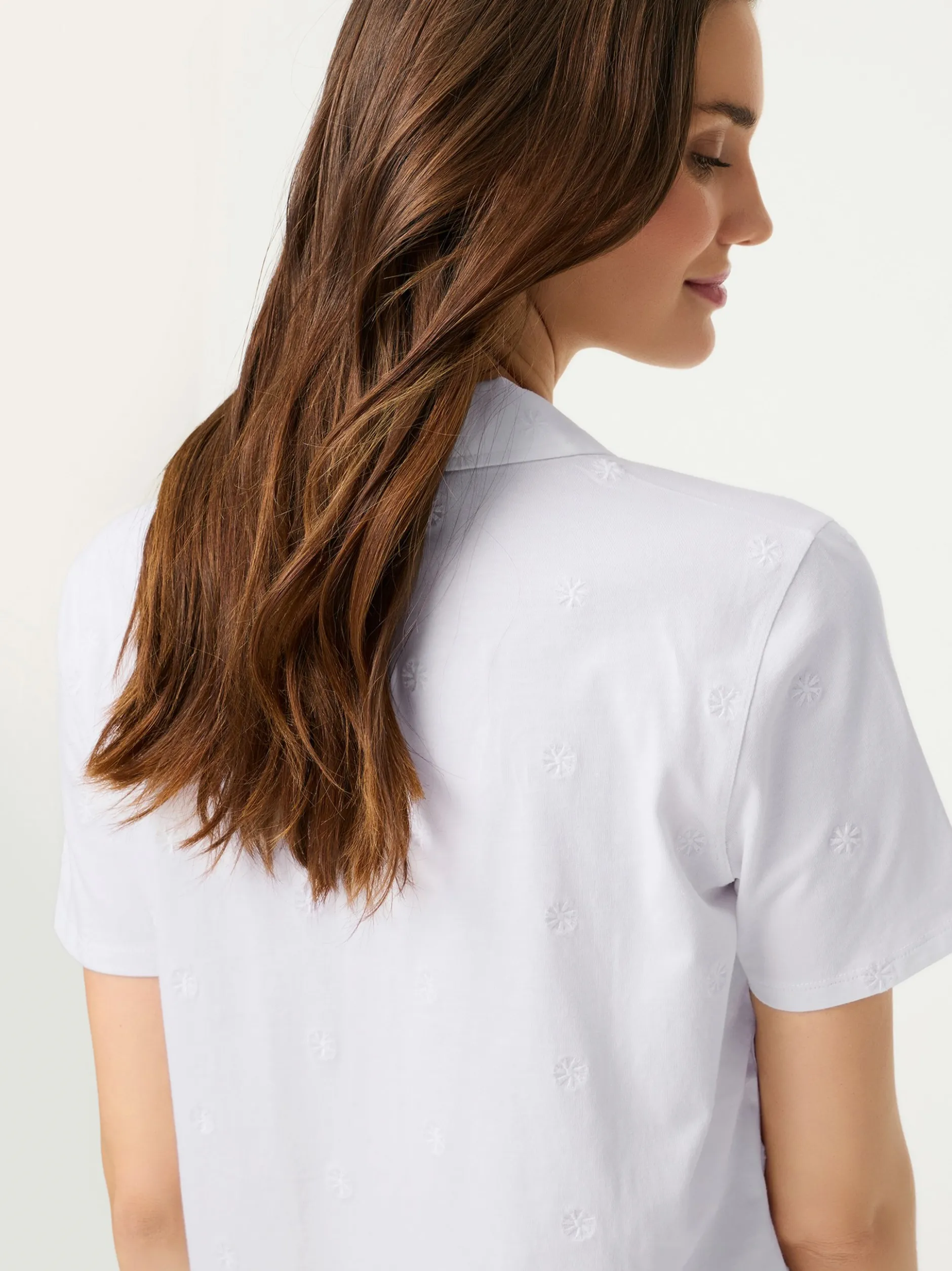 Olsen Damen Poloshirt - Hannah in weiß - Ärmel: kurzarm