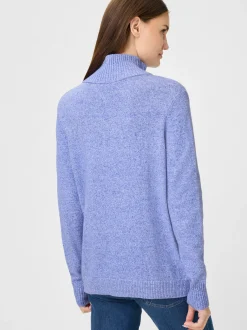 Olsen Damen Pullover - Henny in blau - Ärmel: langarm