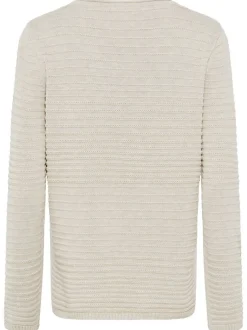 Olsen Damen Pullover in beige - Ausschnitt: Rundhals