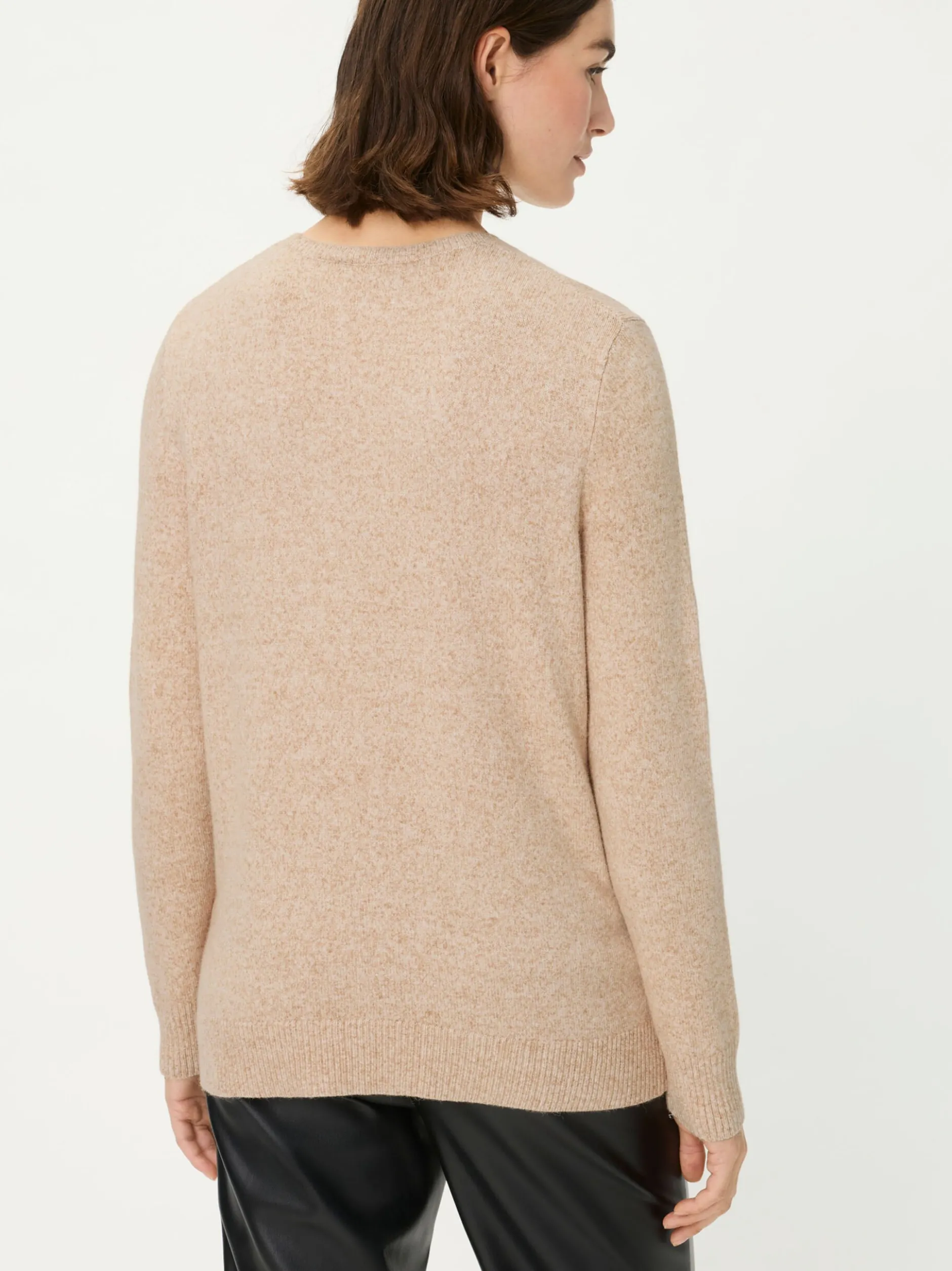 Olsen Damen Pullover in beige - Ausschnitt: V-Ausschnitt