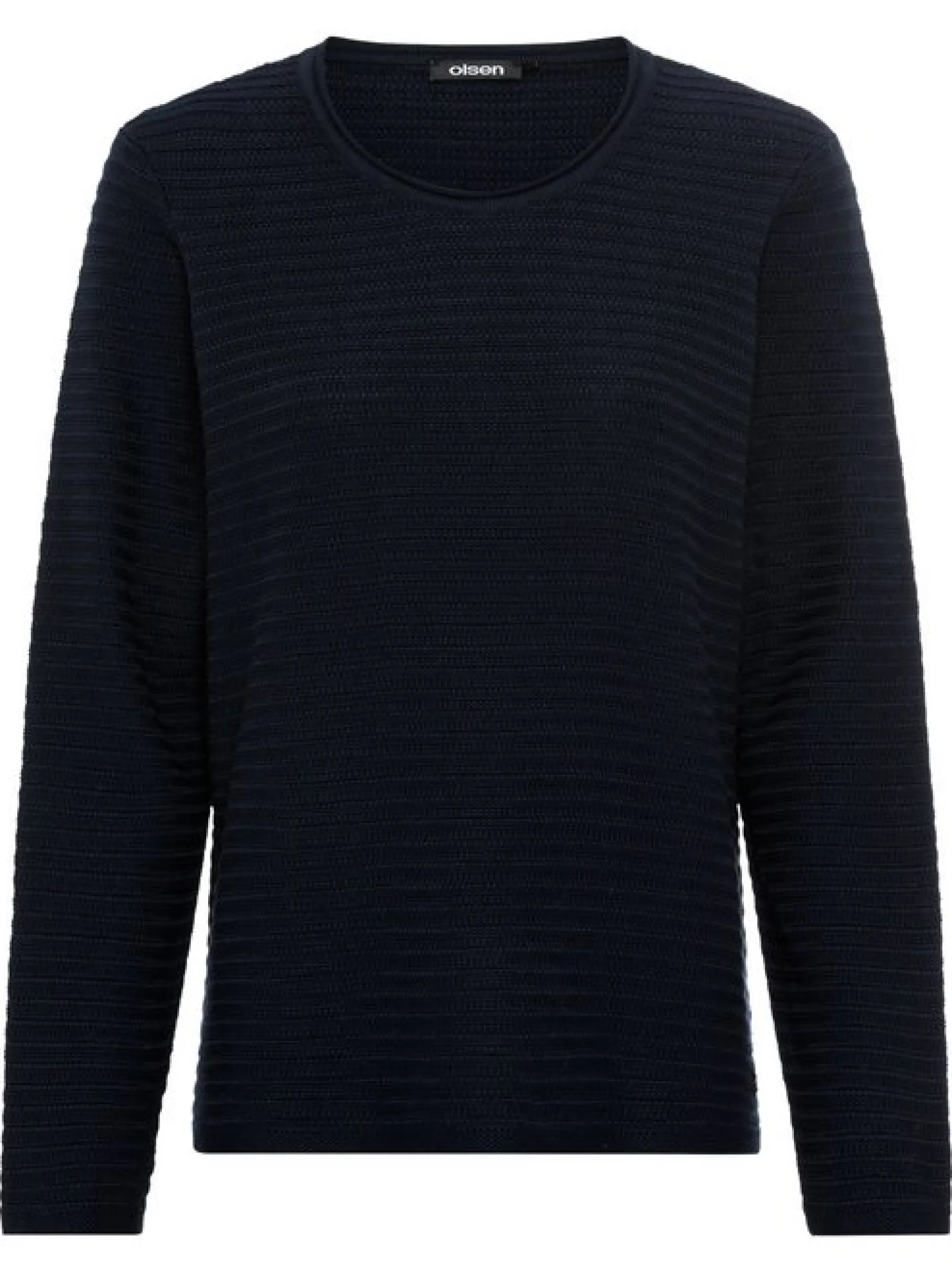 Olsen Damen Pullover in blau - Ausschnitt: Rundhals