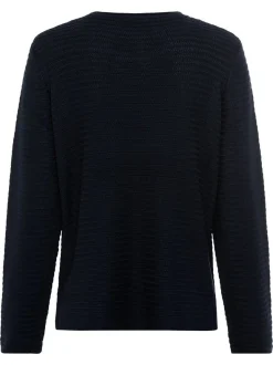 Olsen Damen Pullover in blau - Ausschnitt: Rundhals