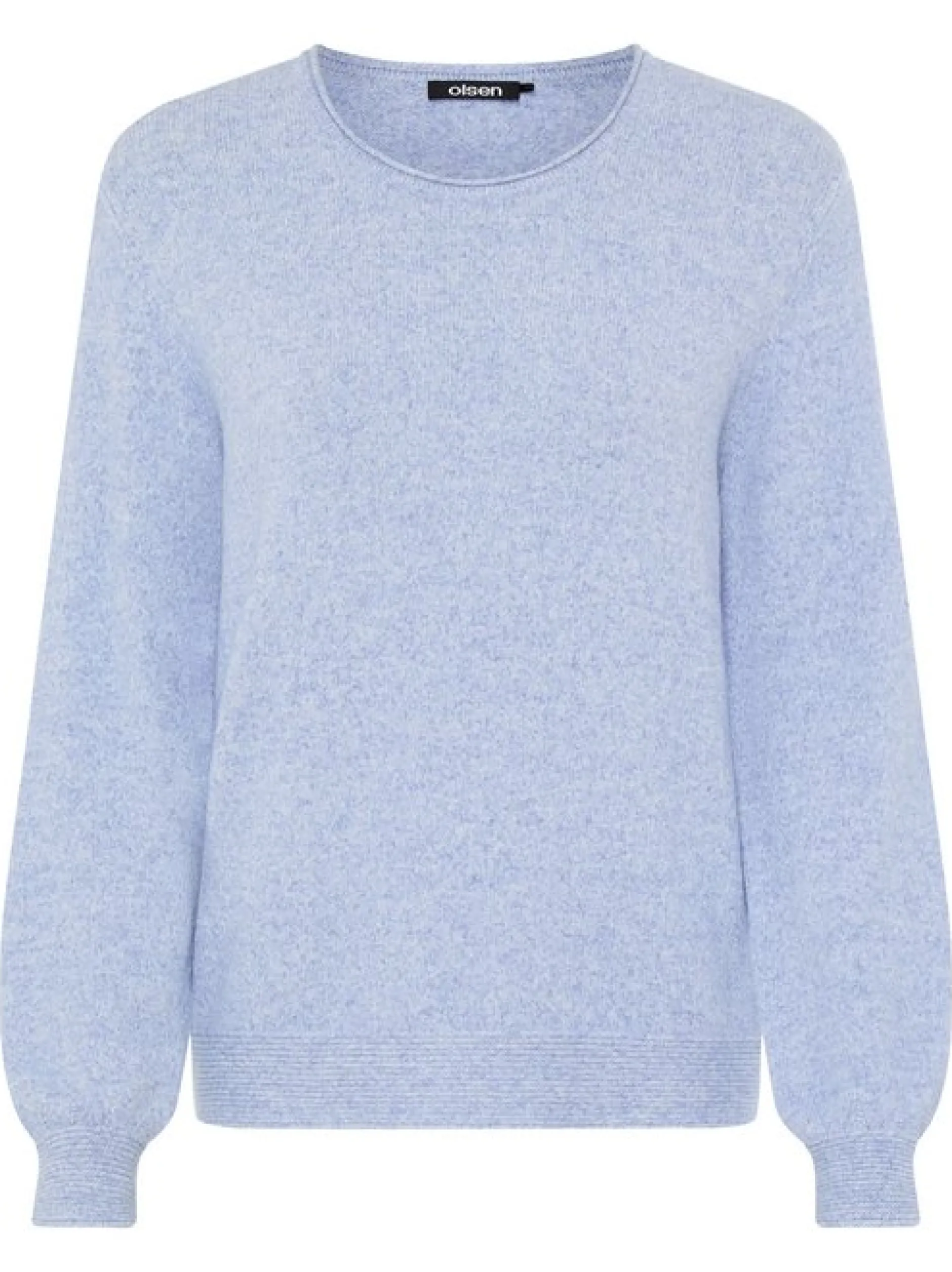 Olsen Damen Pullover in flieder - Ausschnitt: Rundhals