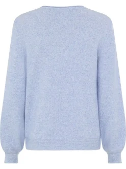 Olsen Damen Pullover in flieder - Ausschnitt: Rundhals