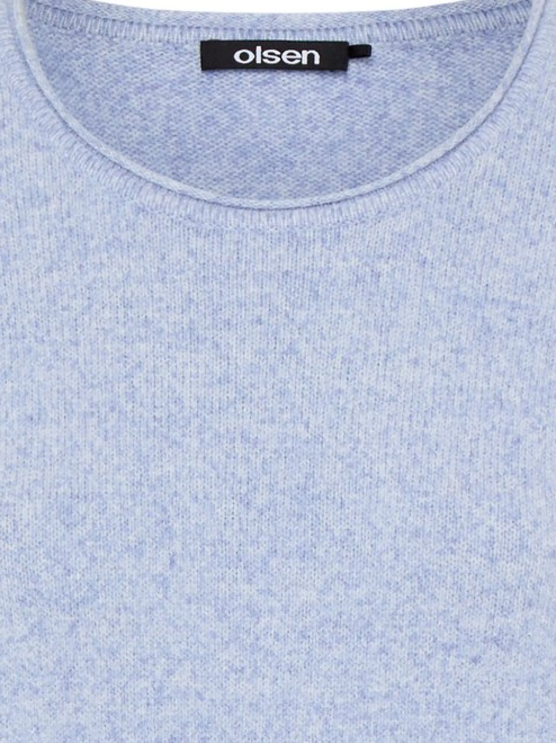 Olsen Damen Pullover in flieder - Ausschnitt: Rundhals
