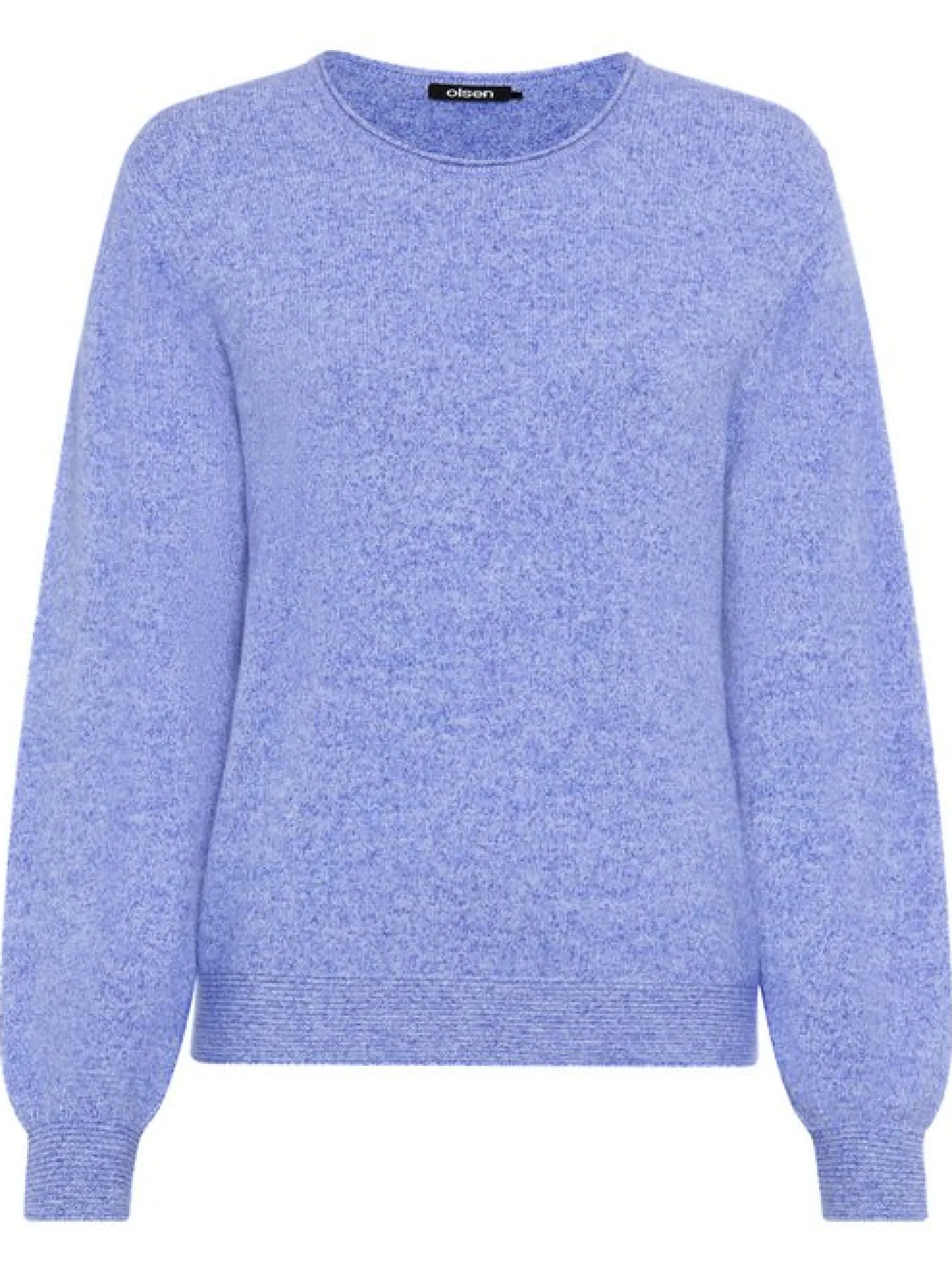 Olsen Damen Pullover in flieder - Ausschnitt: Rundhals