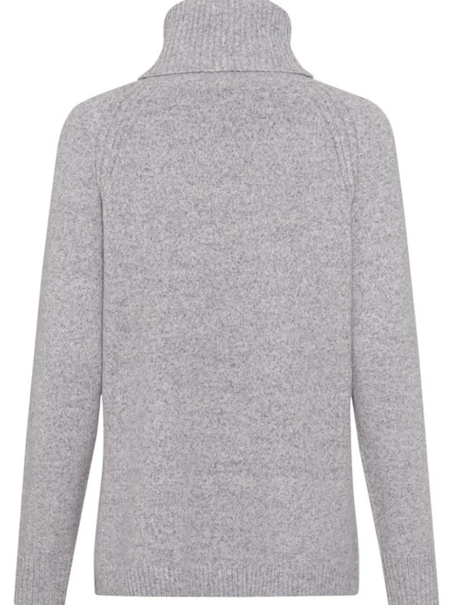 Olsen Damen Pullover in grau - Ausschnitt: Rundhals