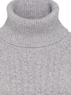 Olsen Damen Pullover in grau - Ausschnitt: Rundhals