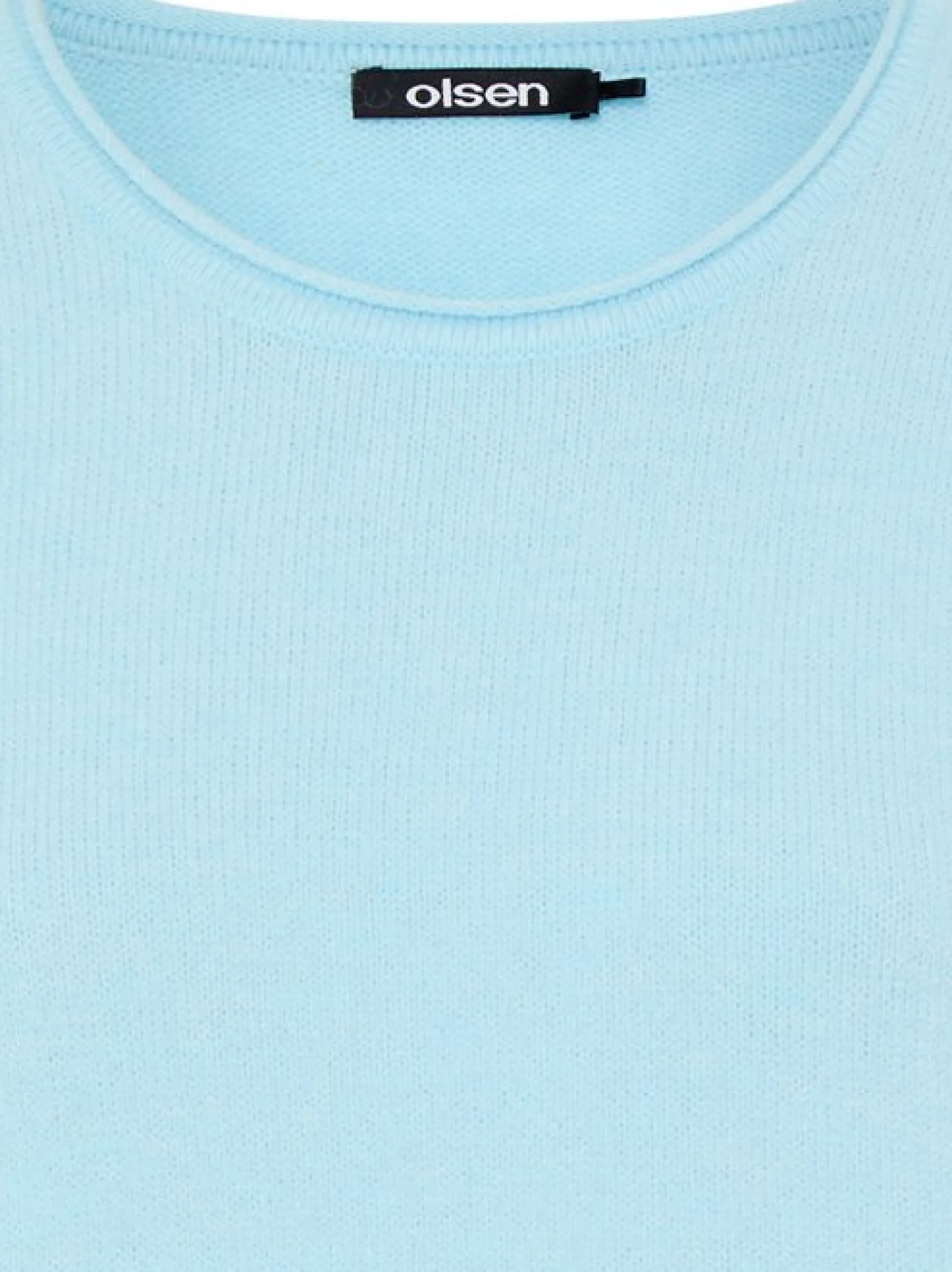 Olsen Damen Pullover in hellblau - Ausschnitt: Rundhals