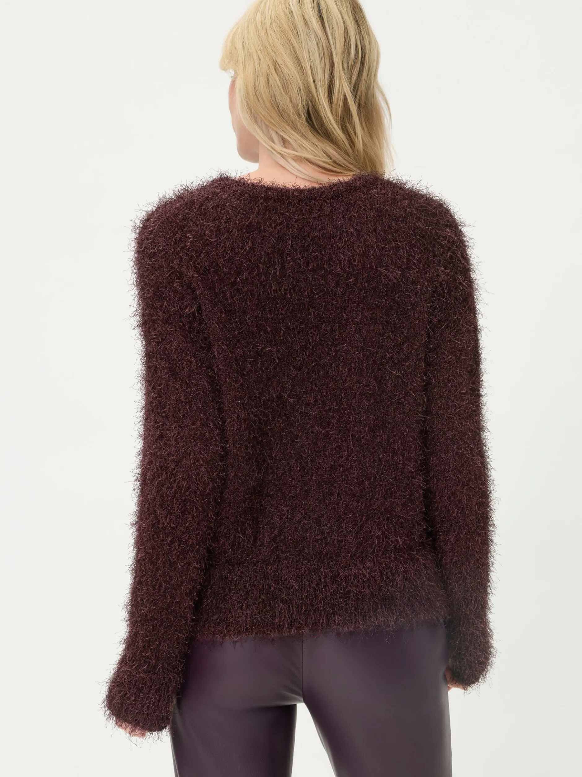 Olsen Damen Pullover in kastanie - Ausschnitt: Rundhals