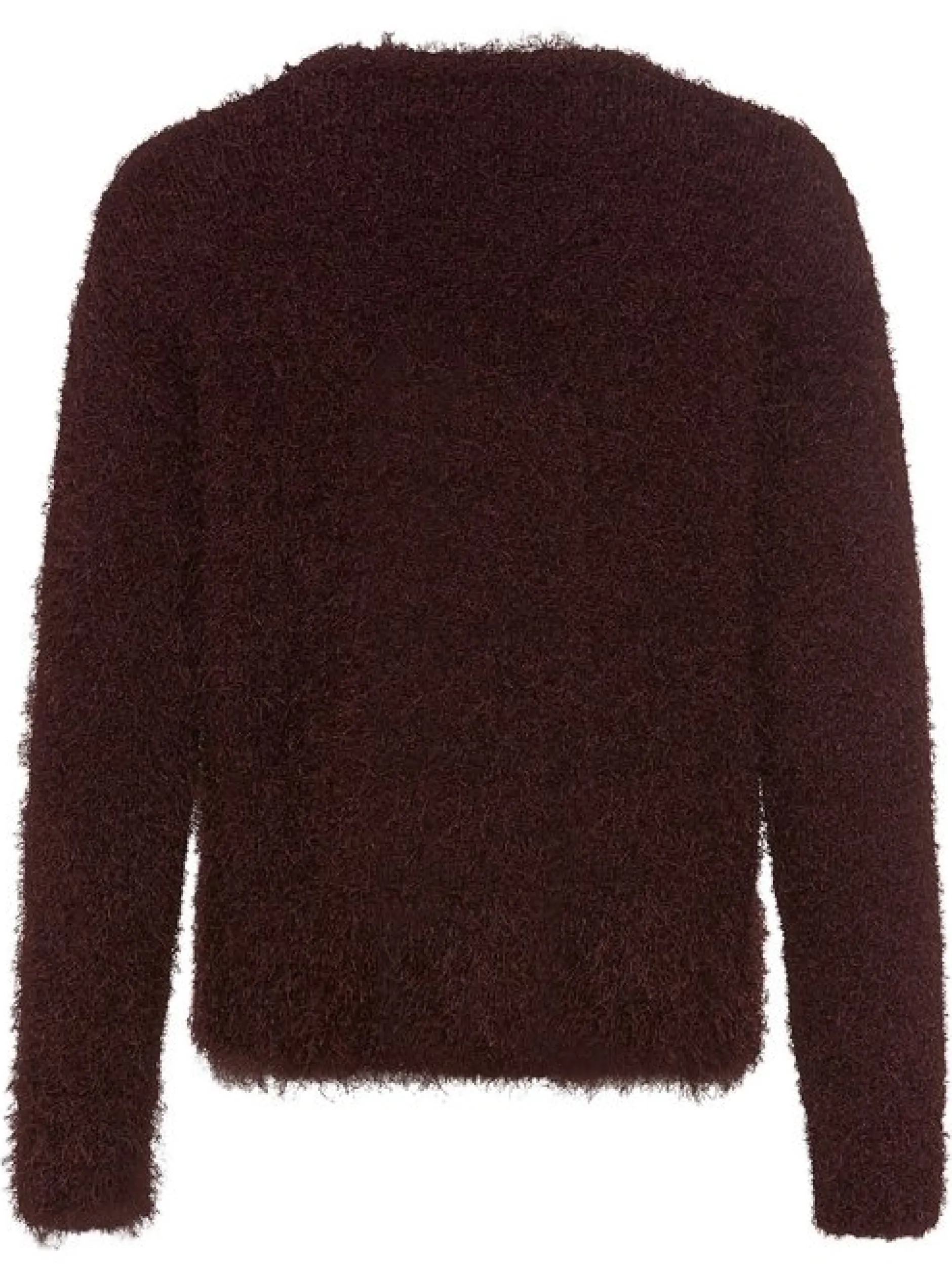 Olsen Damen Pullover in kastanie - Ausschnitt: Rundhals