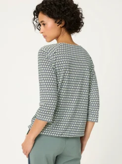 Olsen Damen Shirt - Clara in mint marine