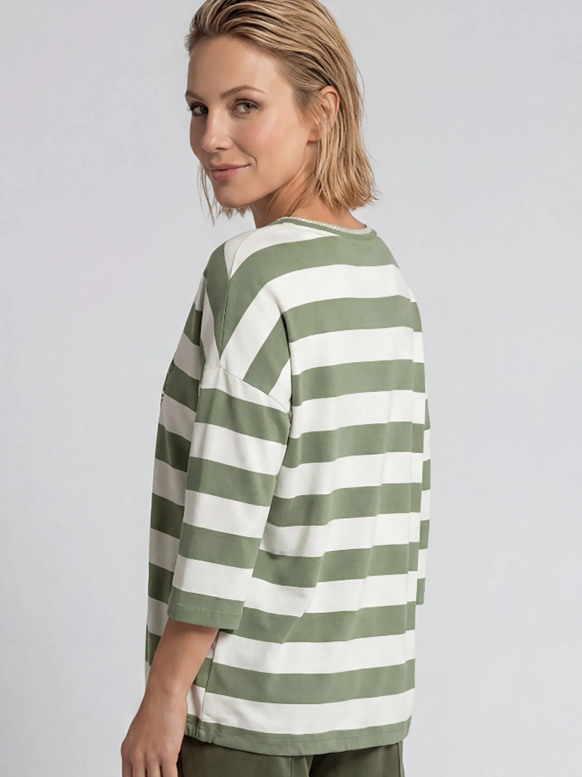 Olsen Damen Shirt - Clara in schilf ecru
