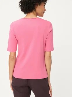 Olsen Damen Shirt - Edda in fuchsia mehrfarbig