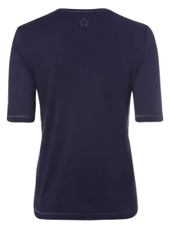 Olsen Damen Shirt in blau - Ausschnitt: Rundhals