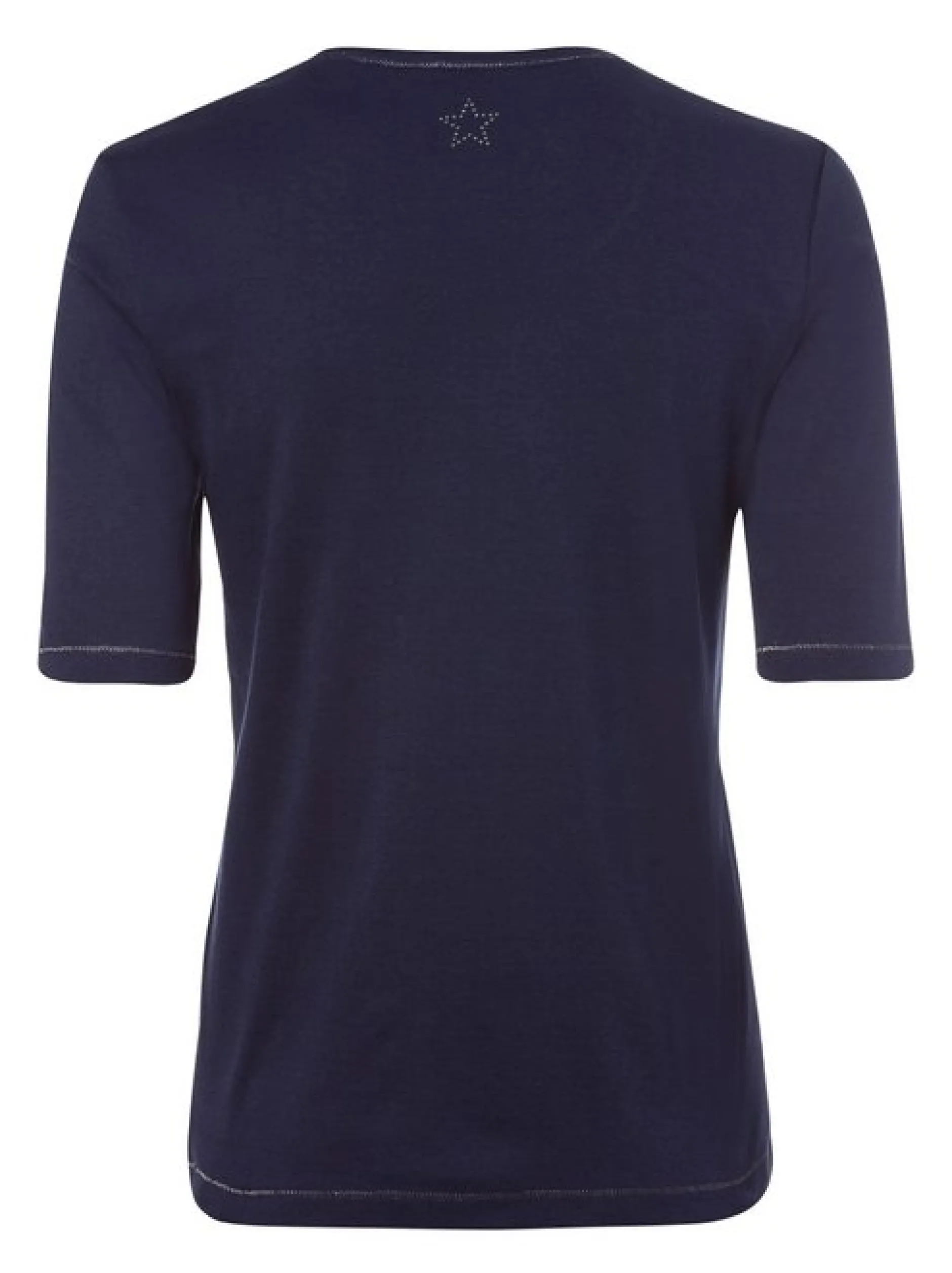 Olsen Damen Shirt in blau - Ausschnitt: Rundhals