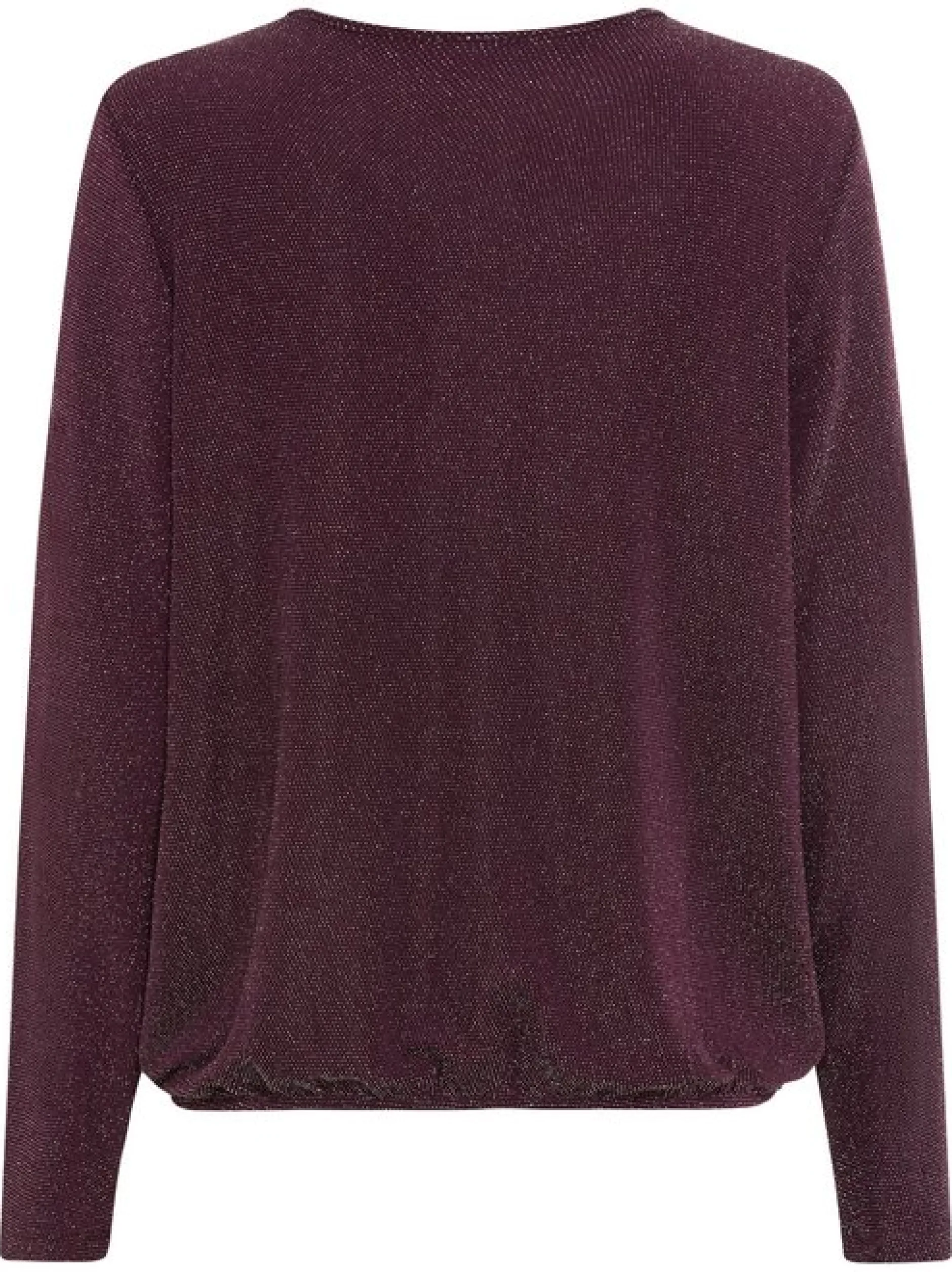 Olsen Damen Shirt in bordeaux - Ausschnitt: Rundhals