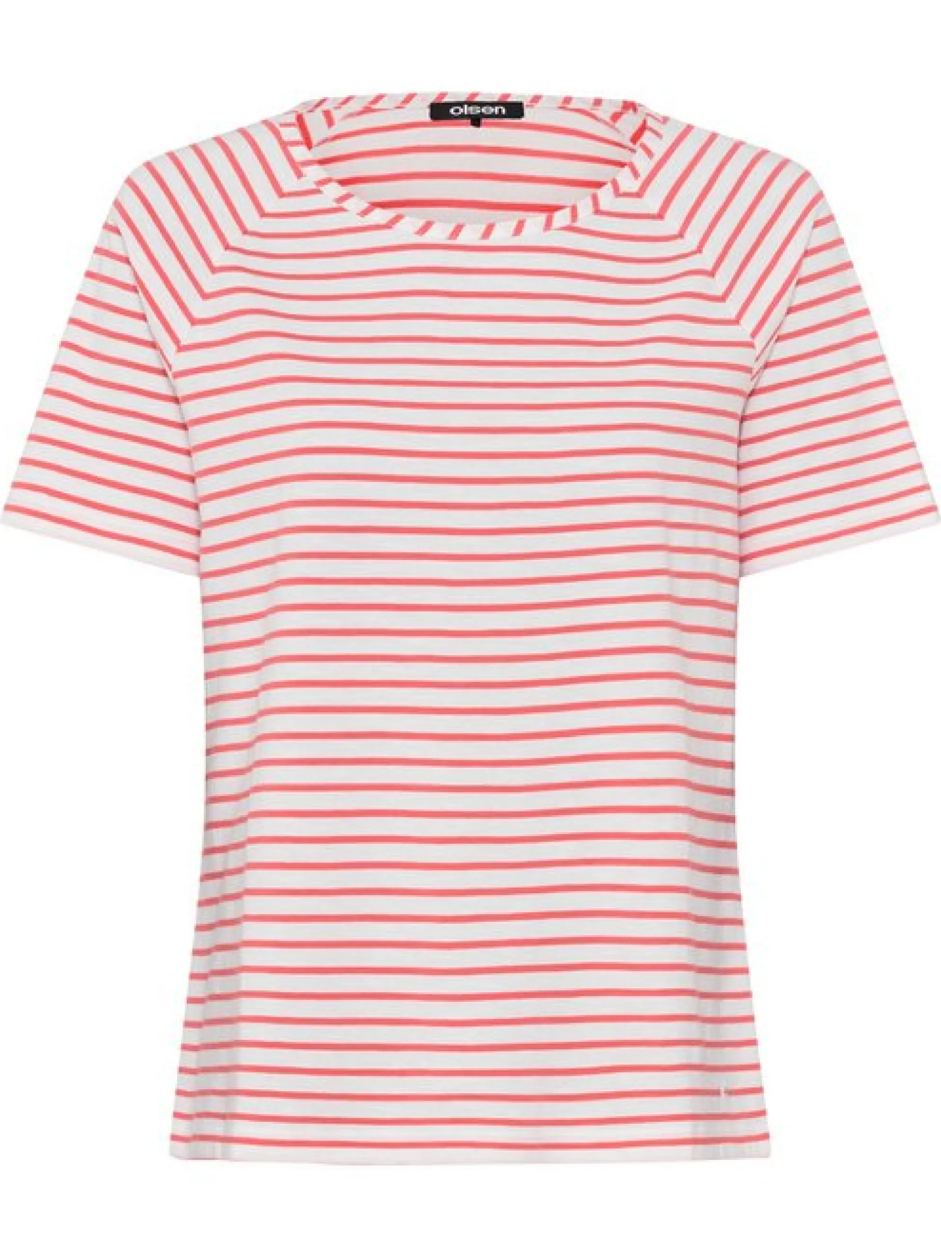 Olsen Damen Shirt in rosa - Ausschnitt: Rundhals