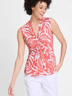 Olsen Damen Shirt in rosa - Ärmel: ohne Arm