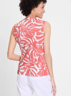 Olsen Damen Shirt in rosa - Ärmel: ohne Arm