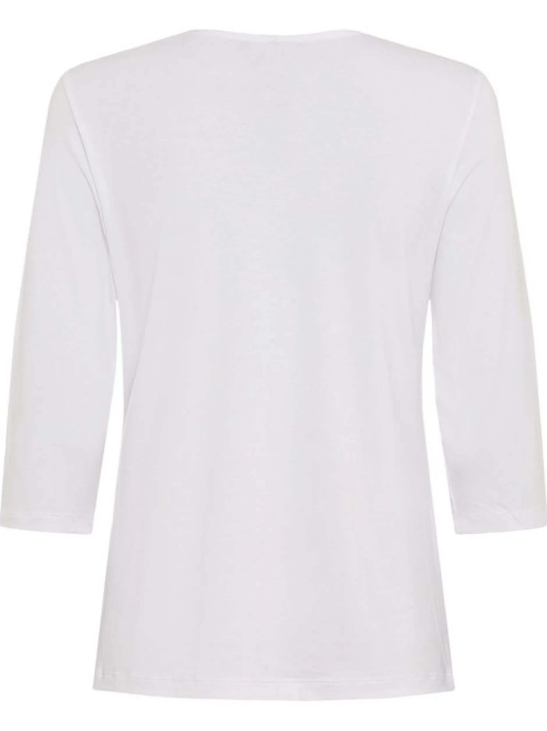 Olsen Damen Shirt in weiß - Ausschnitt: V-Ausschnitt