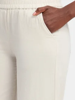 Olsen Damen Sommerhose mit Leinen-Anteil - Anna in kitt