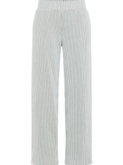 Olsen Damen Stoffhose - Anna Wide in lind weiß