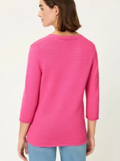 Olsen Damen Strickpullover - Henny in pink